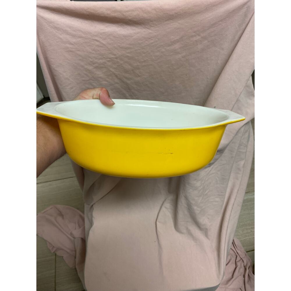 Vintage Pyrex Orange # 045 2 1/2 Quart Casserole No Lid